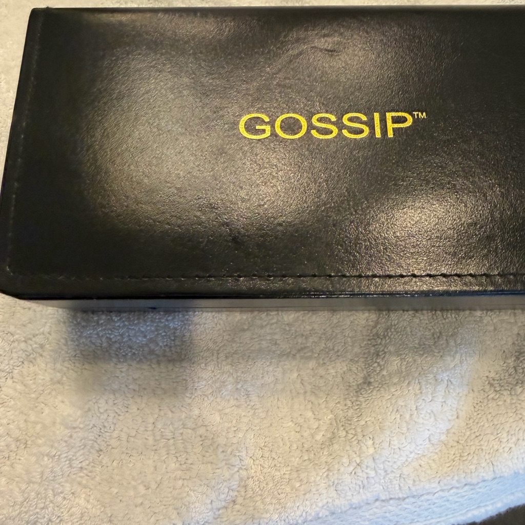 Gossip Black Leather Wallet
